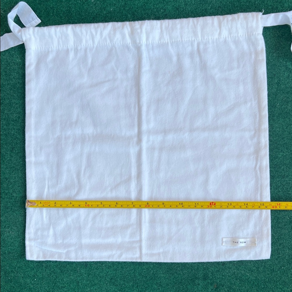 The Row White Drawstring Storage Pouch - Picture 3 of 3